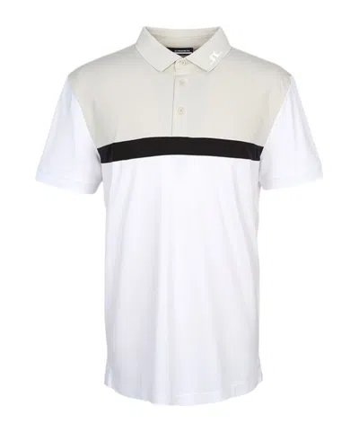 J. Lindeberg Short-sleeved Polo Shirt In White