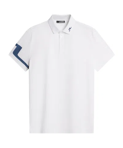 J. Lindeberg Short-sleeved Polo Shirt In White