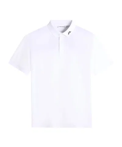 J. Lindeberg Short-sleeved Polo Shirt In White