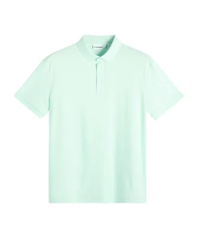 J. Lindeberg Short-sleeved Polo Shirt In Blue