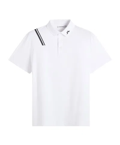 J. Lindeberg Short-sleeved Polo Shirt In White