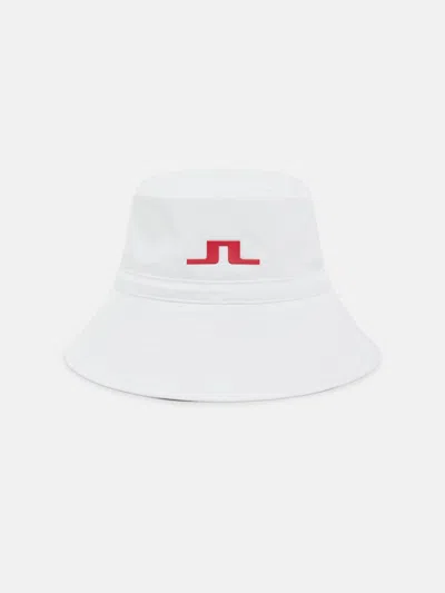J. Lindeberg Siri Bucket Hat In White