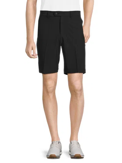 J. Lindeberg Solid Golf Shorts In Black