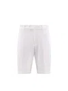 J. LINDEBERG TECHNICAL FABRIC BERMUDA SHORTS WITH LOGO PRINT