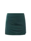 J. Lindeberg Technical Fabric Midi Skirt In Green