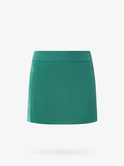 J. Lindeberg Technical Fabric Midi Skirt In Green