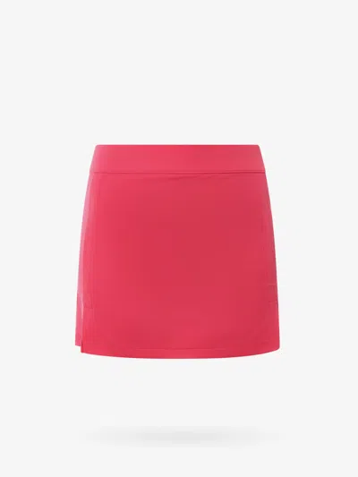 J. Lindeberg Technical Fabric Midi Skirt In Pink