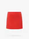 J. Lindeberg Technical Fabric Midi Skirt In Red