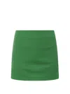 J. Lindeberg Technical Jersey Skirt In Green