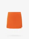 J. Lindeberg Technical Jersey Skirt In Orange