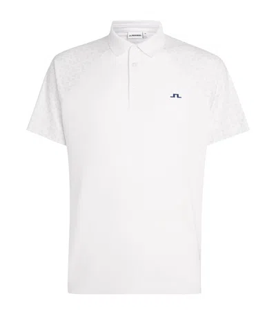 J. Lindeberg J Lindeberg Technical Tucker Polo Shirt In White