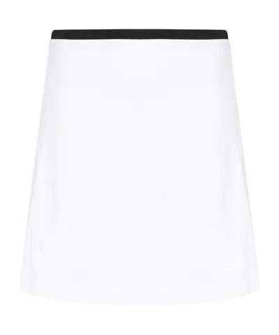 J. Lindeberg Temba Logo-print Mini Skirt In Red