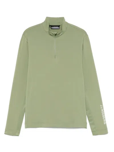 J. Lindeberg Tour Mid Layer In Green
