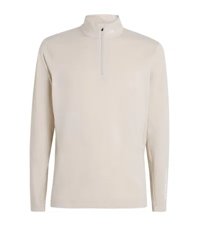 J. Lindeberg J Lindeberg Tour Tech Mid Layer In Beige