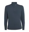 J. Lindeberg Tour Tech Mid-layer Sweater In Navy