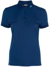 J. Lindeberg Tour Tech Poloshirt In Blue