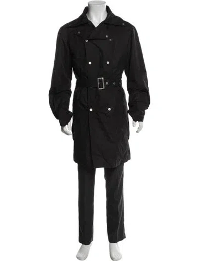 Pre-owned J. Lindeberg Trench Coat In Black