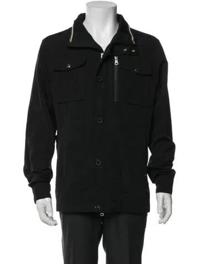 Pre-owned J. Lindeberg Utility Jacket In Black