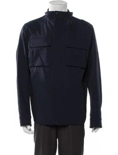 Pre-owned J. Lindeberg Utility Jacket In Blue