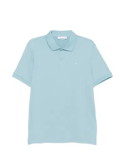 J. Lindeberg Verse Polo Shirt In Blue