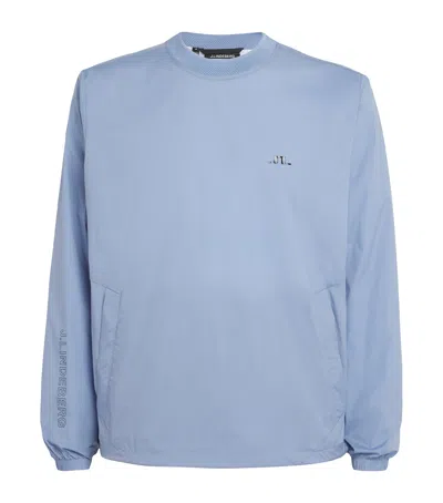 J. Lindeberg Water-repellent Jl Pro Windbreaker Top In Blue