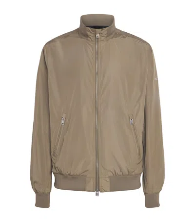 J. Lindeberg J Lindeberg Water-repellent Kevin Bomber Jacket In Brown