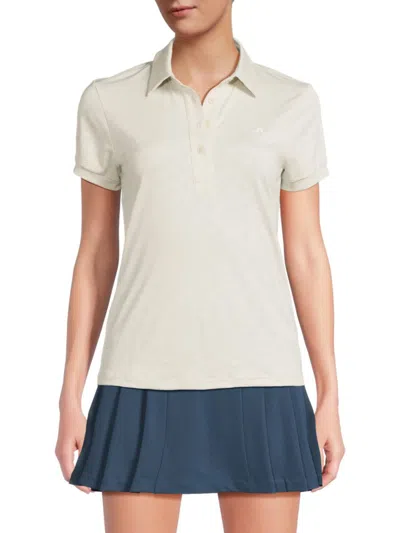 J. Lindeberg Women's Alaya Polo Shirt In White