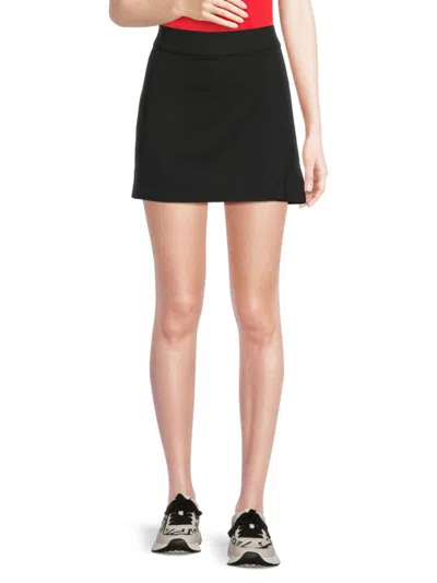 J. Lindeberg Women's Amelia Mini Skirt In Black