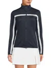 J. Lindeberg Women's Janice Logo Jacket In Navy