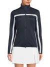 J. Lindeberg Women's Janice Logo Jacket In White