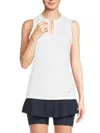 J. Lindeberg Women's Leya Logo Sleeveless Top In White
