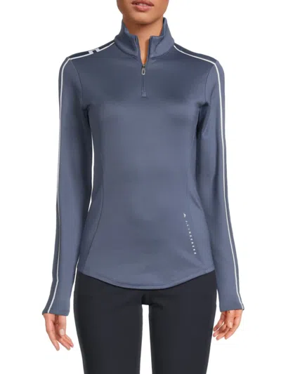J. Lindeberg Women's Nefe Stand Collar Jacket In Blue
