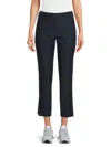 J. Lindeberg Women's Pia Crop Straight-leg Pants In Blue