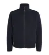 J. Lindeberg Wool-blend Fleece Dustin Jacket In Blue