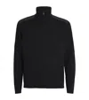 J. Lindeberg Wool-blend Martin Hybrid Sweater In Black