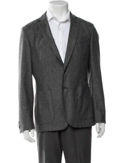 Pre-owned J. Lindeberg Wool Jacket In Grey