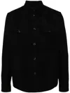 J. Lindeberg Silas Button-up Overshirt In Black