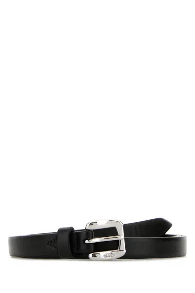 J & M Davidson Cintura In Pelle Nera Donna In Black