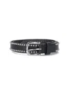 J & M Davidson 'dagger' Belt In Black  