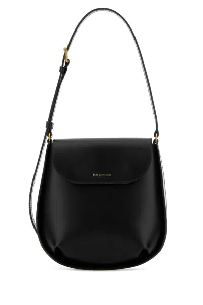 J & M Davidson J&m Davidson Black Leather Small Dash Shoulder Bag