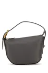 J & M Davidson Slate Leather Zip Quiver Handbag