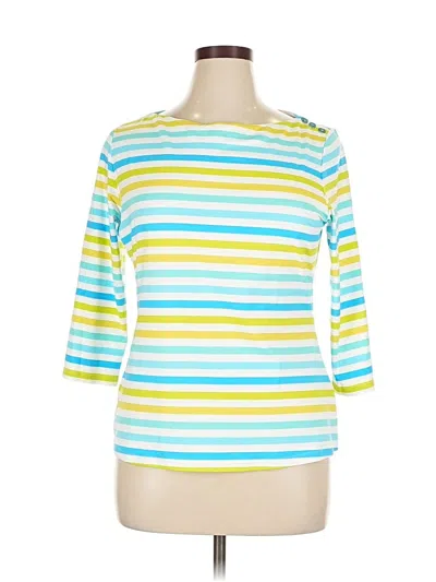 Pre-owned J. Mclaughlin 3/4 Sleeve T-shirt In Yellow