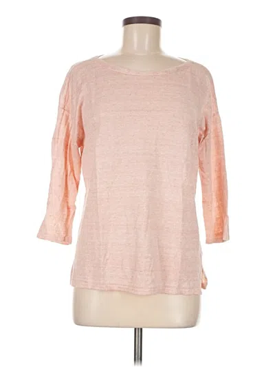 Pre-owned J. Mclaughlin 3/4 Sleeve Top Pink Boatneck Tops