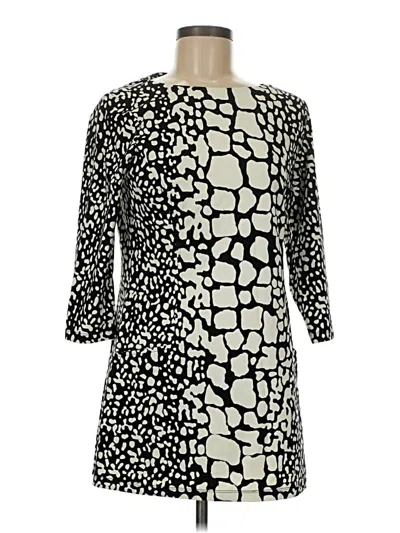 Pre-owned J. Mclaughlin 3/4 Sleeve T-shirt In White