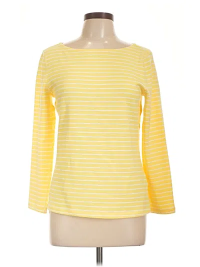 Pre-owned J. Mclaughlin 3/4 Sleeve T-shirt In Yellow