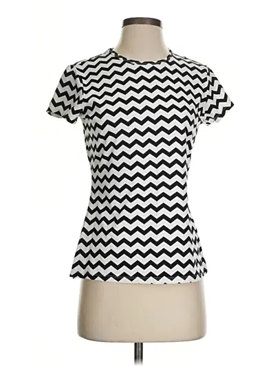 Pre-owned J. Mclaughlin Active T-shirt In Silver