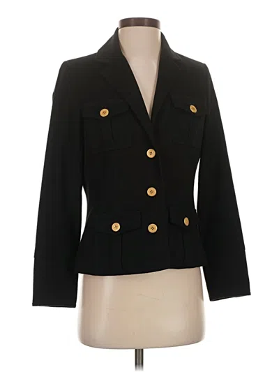 Pre-owned J. Mclaughlin Blazer Jacket In Black