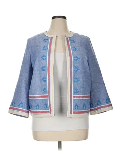 Pre-owned J. Mclaughlin Blazer Jacket In Blue