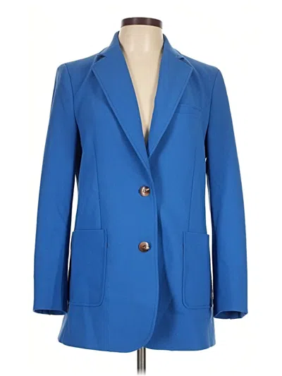 Pre-owned J. Mclaughlin Blazer Jacket In Blue