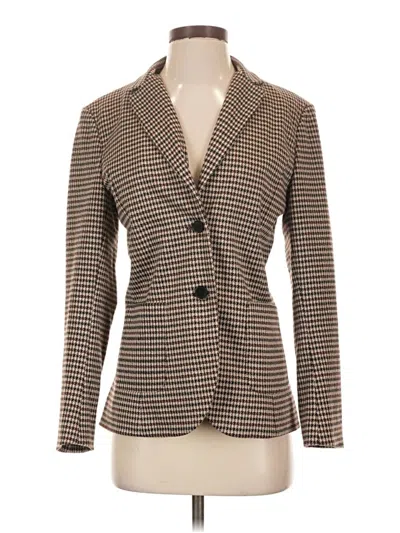 Pre-owned J. Mclaughlin Blazer Jacket In Brown